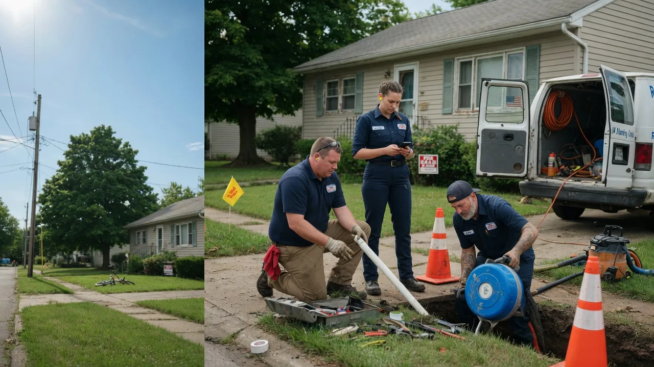 Sewer Line Repair in Easton, IL near me